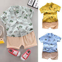 ชุดในฤดูร้อนเด็กชายชุดเสื้อผ้า Baju Anak Clothes2PC เด็กผู้ชาย