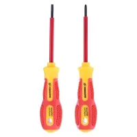 【CW】 1pcs Screwdriver Multi-purpose Magnetic Electrican Insulated Electric Hand Scerwdriver Voltage Resistant Repair Tools