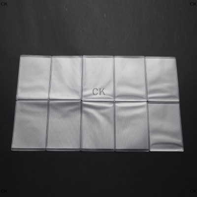 CK 10pcs PVC CLEAR Card COVER เพื่อป้องกันบัตรเครดิตที่ใส่การ์ดกันน้ำ