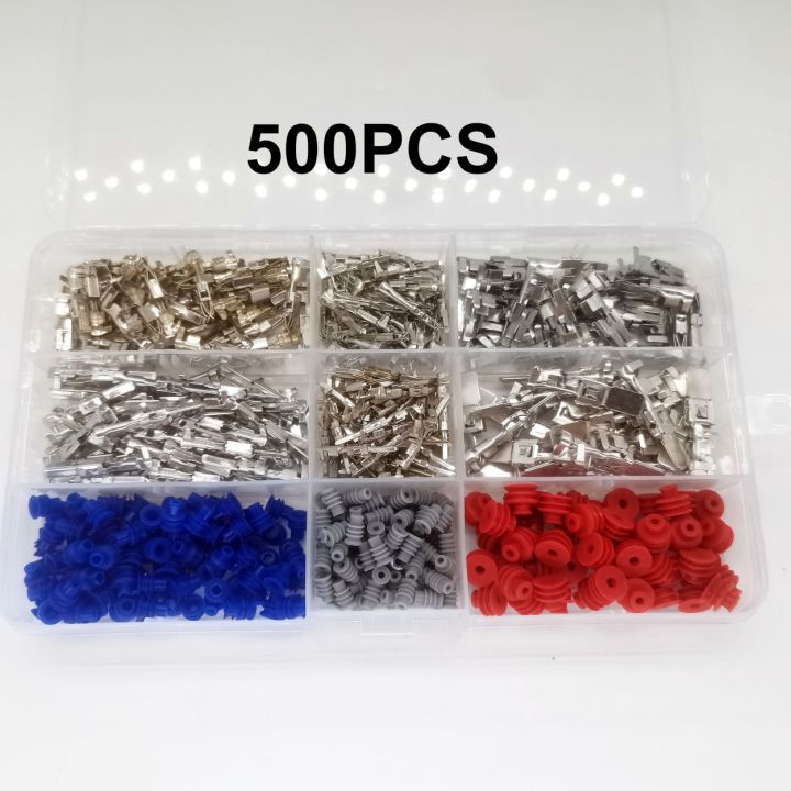 100-pcs-1-5-3-5-6-3-mm-automotive-crimp-terminals-male-or-female-crimp-wire-terminal-pin-for-car-wires-and-rubber-seals-for-vw