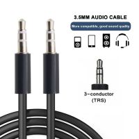 สายเสียง AUX audio หัวต่อตัว ขีด 3.5 mm stereo (1เมตร) (3Pole) TRS