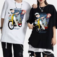 Hot Anime T Shirt Jujutsu Kaisen Gojo Satoru Yuji Itadori Tshirt Street Hop Tees Cotton