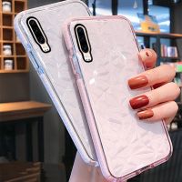 Fashion Clear TPU Diamond Pattern Case For Samsung Galaxy Note 20 S21 S20 A20S A21S A31 A52 A51 A71 Soft silicone Jelly cover