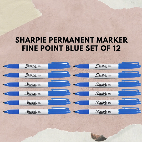 Sharpie Permanent Marker - Fine Point - Blue