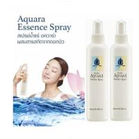 Aquara Essence Spray สเปรย์น้ำแร่บำรุงผิวหน้า ใช้ได้ทุกเพศ ทุกวัย ทำให้ผิวหน้าสดชื่น #หน้าเด็ก# เย็นสบาย บำรุงผิวให้เนียนนุ่ม/ ขนาด200มล. /1ขวด