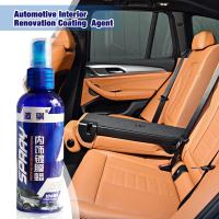 Car Leather Cleaner Spray Auto 100ml Interior Leather Refurbishment Spray Car Spray For Protecting Seats From Fading Cracking Upholstery Care