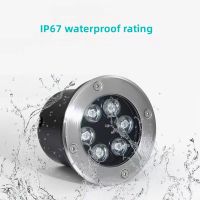 RGB LED Underground Light 6W 10W 48W IP67 Waterproof In Ground Lamp Outdoor Landscape Lighting Garden Path Deck Step Buried Ligh