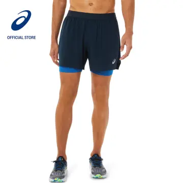 asics white shorts
