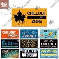 Lupeishop Decor Chill Out Zone ป้ายไม้แผ่นไม้ประตูแขวน Relax Plaque สำหรับ Camping เต็นท์ Man Cave เกมตกแต่งประตูห้อง-ตกแต่งผ่อนคลายและขี้เล่นสำหรับพื้นที่สบายๆ