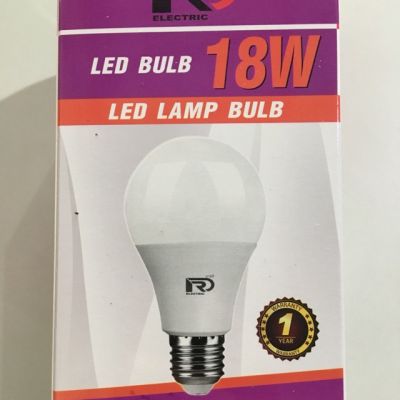 พร้อมส่ง โปรโมชั่น หลอดไฟ bulb LED 18 w หลอดขั้วเกลียว E27 แสงขาว RD ส่งทั่วประเทศ หลอด ไฟ หลอดไฟตกแต่ง หลอดไฟบ้าน หลอดไฟพลังแดด