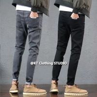 ﹉ 【2 Colors 】27-34 Jeans In Stock Mens Skinny Loose Pants Japanese jeans Denim trendy jeans casual pants mens clothing