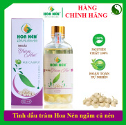 Tinh dầu tràm Huế Hoa Nén 50ml nguyên chất, được ngâm thêm củ Nén