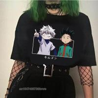 Men Men/Women T-Shirt Killua And Gon Printed T-Shirt Hunter X Hunter Shirt Japanese Anime Funny Shirt Tee Shirt Clothes