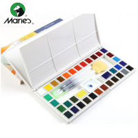 ชุดเม็ดสีสีน้ำที่เป็นของแข็งของ Marie 18243648สีอุปกรณ์วาดภาพ