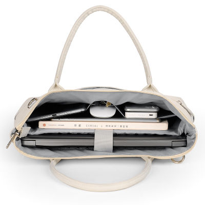 MINGKE กระเป๋าแล็ปท็อป14 15นิ้วกระเป๋าสะพายกระเป๋าถือผู้หญิงธุรกิจกันน้ำกันกระแทกกระเป๋าหลายTH
