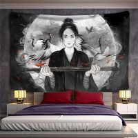 Japanese Hanging Cloth Background Cloth Wall Decoration Samurai Tapestry Bedside Bedroom Dormitory Layout Wall Cloth Tablecloth