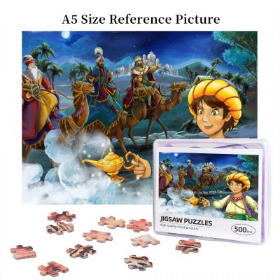 Aladdin Wooden Jigsaw Puzzle 500 Pieces Educational Toy Painting Art Decor Decompression toys 500pcs