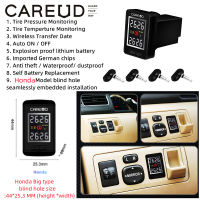 CAREUD U912-NF + ภายใน TPMS รถยนต์ TPMS ระบบตรวจสอบความดันลมยางสำหรับรถยนต์สำหรับ Honda Blindhole Groove ความต้องการขนาด 44 * 25.3 มม. (H * W) รุ่นขนาดใหญ่