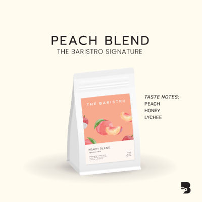 ☃เมล็ดกาแฟ คั่วอ่อน - Peach Blend The Baristro Signature☀
