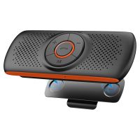 Bluetooth in Car Speakerphone Speaker for Handsfree Talking, Wireless Car Music Player with Visor Clip