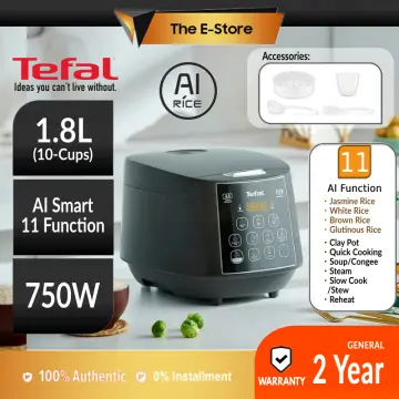 Tefal Easy Rice Fuzzy Plus Logic Rice Cooker 1.8L RK736B (10 Cups