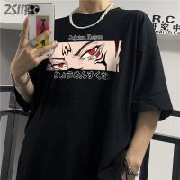 เสื้อแฟชั่น ญี่ปุ่นอะนิเมะจุ๋ยวรัทยา Kaisen ชาย T เสื้อ Itadori Yuji พิมพ์ Harajuku Tops Ryomen Sukuna Cool Unisex แขนสั้นเสื้อยืดชาย