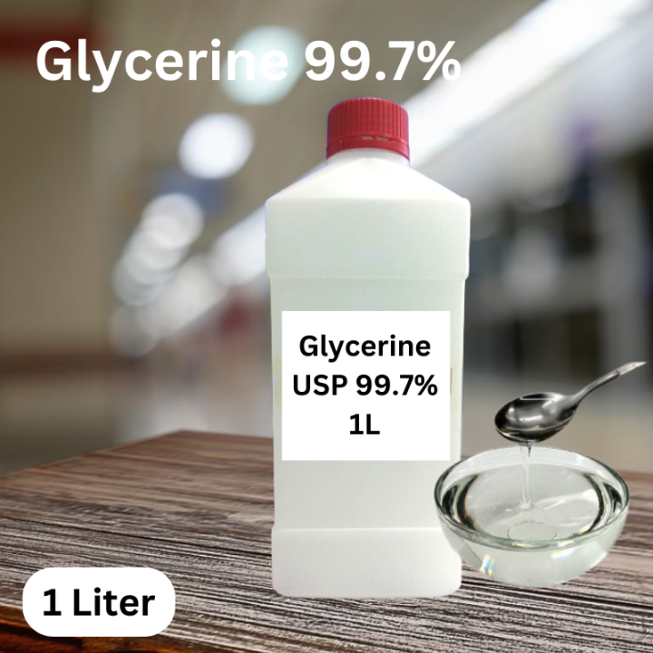 HALAL Glycerine (Glycerol) 1 Litre Plant Base 99.7 USP (1 Litre