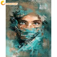 CHENISTORY Painting By Numbers Kits For s ed Woman Figure Picture By Number Handmade DIY Framed Wall Art Oil Photo