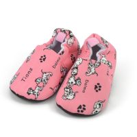 【hot】！ Infant Slippers Toddler Baby Boy Knit Crib Shoes Cartoon Anti-slip Prewalker puppy