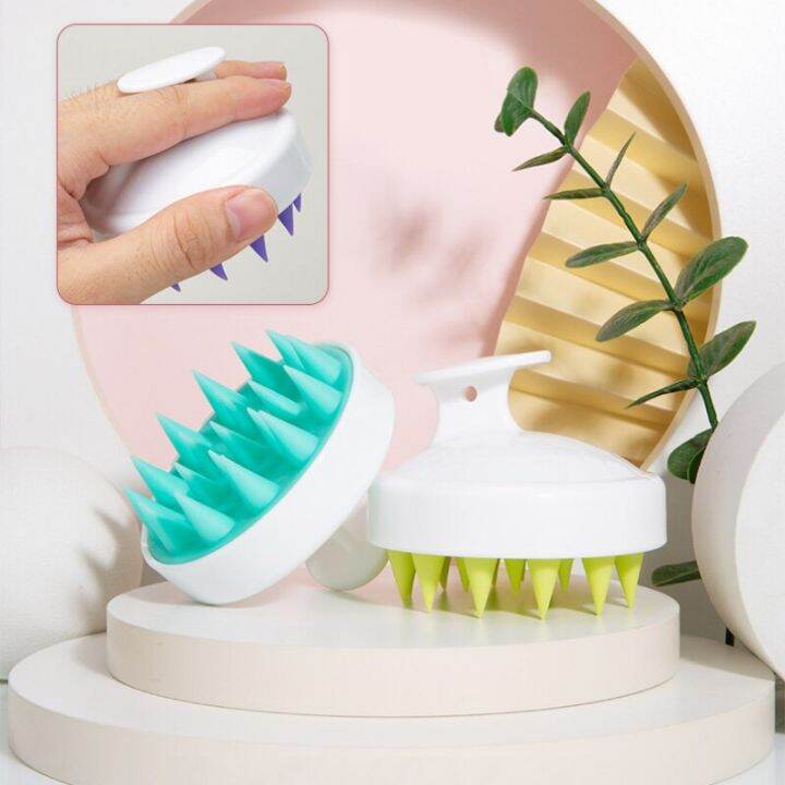 new-two-color-massage-shampoo-brush-head-meridian-massage-artifact-household-bath-scalp-cleaning-brush-shampoo-brush