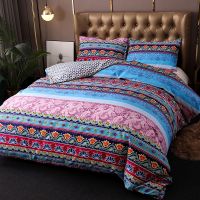 Bohemia Queen Bedding Set Luxury 200x220 Printed Quilt Duvet Cover 140x200 Bed Linen Of 150 Duvets Covers Sets 2 People 240x260