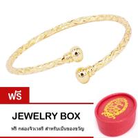 Tips Gallery กำไล ข้อมือ สแตนเลส 316L ลายเกลียว หุ้ม ทองคำ  24K รุ่น Le Lacet Love Rope Golden Bracelet Design TBS095 ฟรี กล่องจิวเวลรี