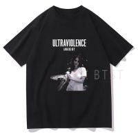 แฟชั่นผู้หญิงสไตล์ล่าสุด Singer Lana Del Rey T Shirt Cotton T-Shirt Japanese Funny Gothic T Shirt Men Harajuku Aesthetic Short Sleeve Tops &amp; Tees Large