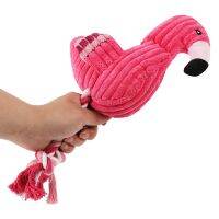 Plush Flamingo Pet Squeaky Toys for Small Dogs Clean Teeth Puppy Dog Chew Toy Squeak Pets Accessories Dog Supplies Octopus Chick Toys