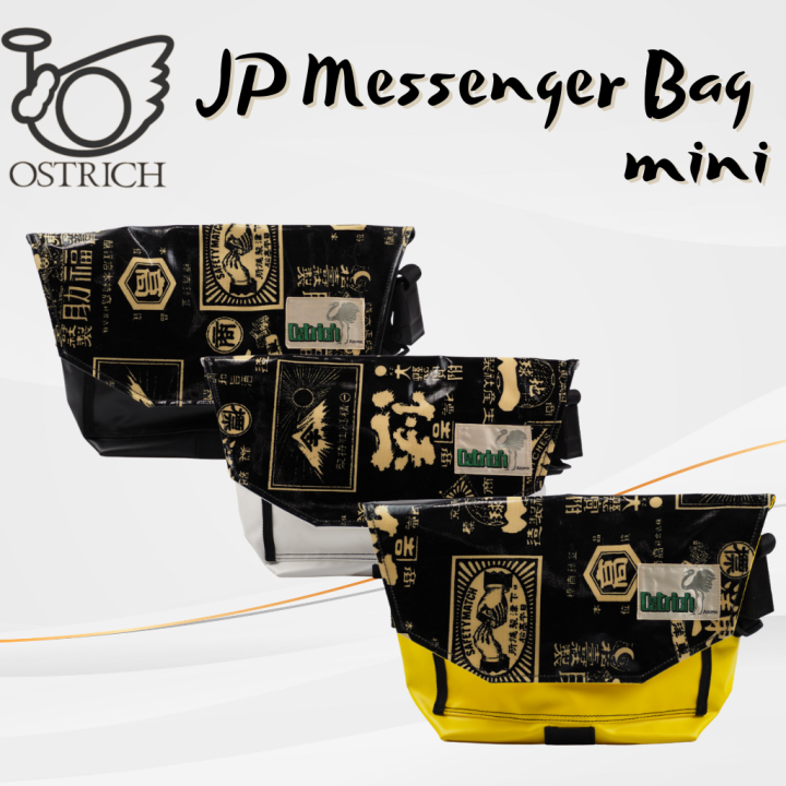 ผ่อน-0-กระเป๋า-ostrich-jp-mini-messenger-made-in-japan