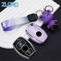 fgjfykjd Soft TPU Car 2/3 Buttons Remote Key Case Cover For Mercedes Benz A B G R Class GLA GLK W176 W204 W251 W463 Shell Fob Accessories