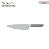 BergHOFF มีดเชฟสแตนเลสสตีลเคลือบเซรามิค Non-Stick  รุ่น Leo มีความคม   19 ซม.  สีเทา  3950039