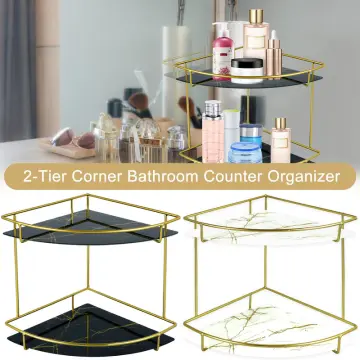 2 Tier Bathroom Countertop Organizer Vanity Bedroom Storage Tray for Bedroom