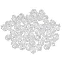 50 Pcs Clear Plastic 5mm One Hole Cord Stoppers Cord Lock Cord Lock Stopper