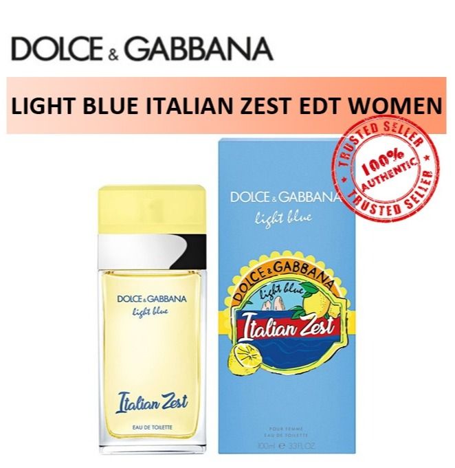 Dolce and gabbana light outlet blue italian zest women's