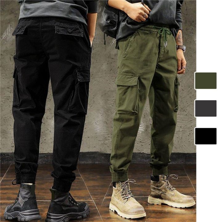 Men Cargo Trousers Pants Army Military Camo Print SG-300 - Island Beige-cheohanoi.vn