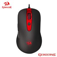 REDRAGON GERDERUS M703เมาส์เกมสายยูเอสบี RGB 7200 DPI 7ปุ่มเมาส์โปรแกรมได้ตามหลักสรีรศาสตร์แล็ปท็อปนักเล่นเกมสำหรับคอมพิวเตอร์พีซี