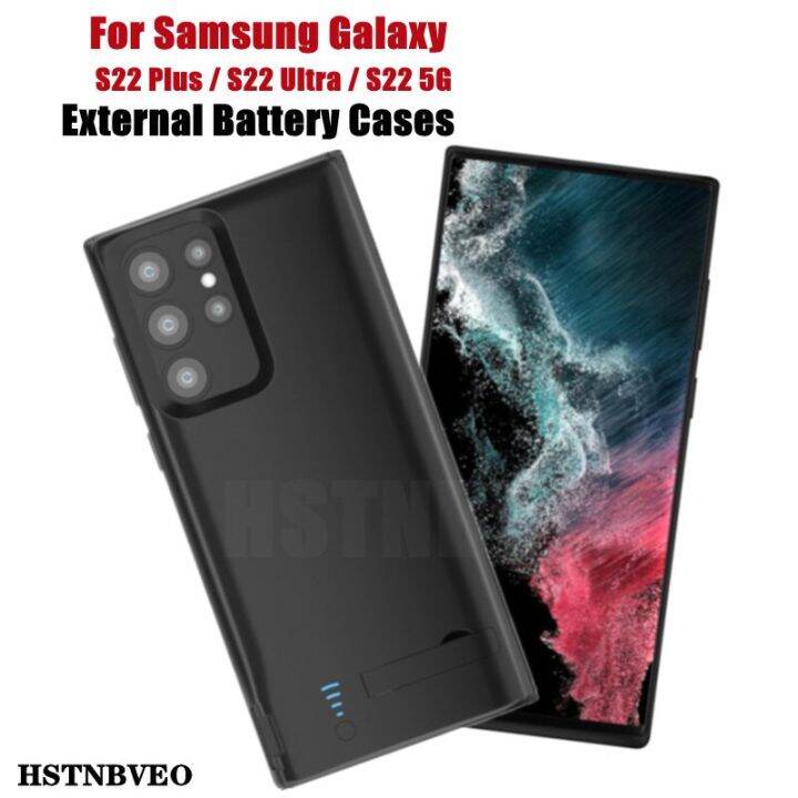 External Power Bank Charging Cover For Samsung Galaxy S22 Plus S22
