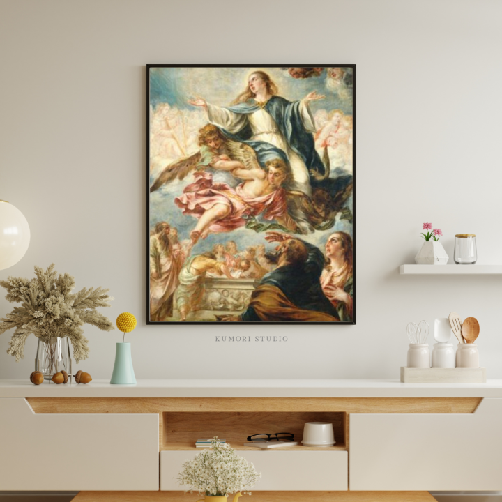 พร้อมส่ง 💥 กรอบรูปแต่งห้อง Assumption of the Virgin - Juan de Valdés ...