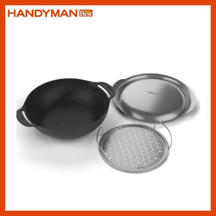 Weber Cast Iron Wok Steaming Rack | Lazada PH