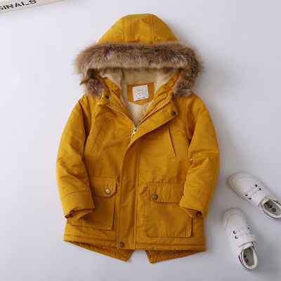 fleece Jacket For Boys&amp;Girls Cotton Winter Sport Jacket&amp;Outwear Boys Cotton-padded Jacket,Boys Girls Hooded Winter Warm Fur Coat