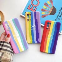 งานแท้ 100 % ส่งจากไทย เร็ว1-2วัน เคสสีรุ้ง เคสรุ้ง ซัมซุง เคสโทรศัพท์ Case samsung A02S A12 A02 A42(5G) A11 A71 A51 J7 J7prime J2prime ซิลิโคน silicone กันกระแทก