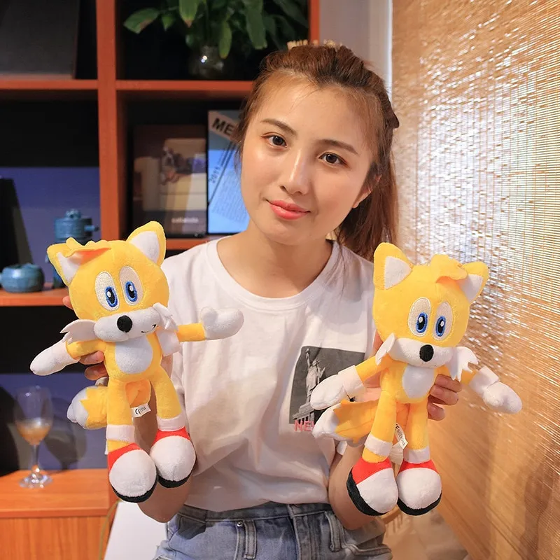 Hot Sale Sonic The Hedgehog Plush Doll Classic Anime Tails Amy Rose Shadow  Knuckles Silver Soft Pillow Home Decor Pendent Toys - AliExpress