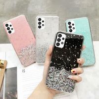 เคสโทรศัพท์นิ่มมีกากเพชรระยิบระยับสไตล์ใหม่สำหรับ Samsung Galaxy A33 A336B 33 A 5G A336E ฝาหลังระยิบระยับสำหรับ SamsungA33ซิลิโคน