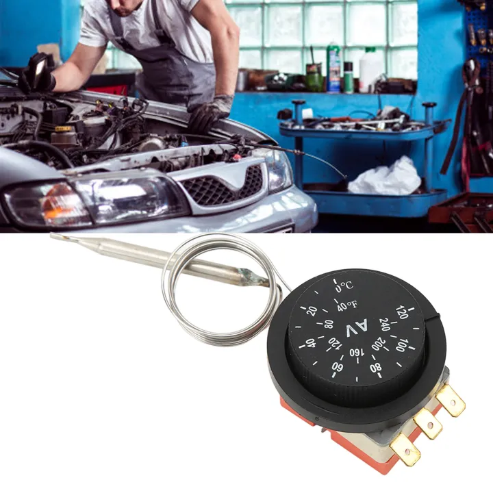 Adjustable Electric Fan Thermostat Switch Car Radiator Temperature